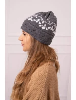 Dámska čiapka Kira K374 tmavo šedá