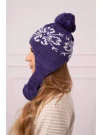 Dámske uši Balbina K381 tmavo fialové Dámske uši Balbina K381 tmavo fialové