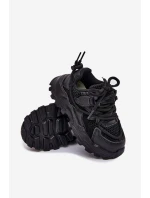Buty Sportowe Sneakersy Dziecięce Czarne Tilvianea