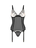 Dámský kouzelný korzet Vila Blanes Corset černý - Obsessive Dámský kouzelný korzet Vila Blanes Corset černý - Obsessive