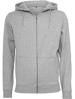Build your Brand BY 012 Mikina s kapucňou z hrubej bavlny 56.0012 heather grey Build your Brand BY 012 Mikina s kapucňou z hrubej bavlny 56.0012 heather grey