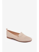 Dámské látkové mokasíny světle béžové Dorielle