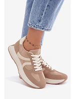 Dámske tenisky na platforme Beige Laurelia