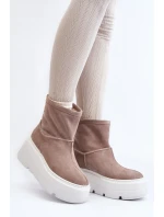 Topánky na klinovom podpätku model 191190 Step in style Topánky na klinovom podpätku model 191190 Step in style