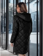 Dámska zimná bunda SNOWVIBE black quilted FashionStreet TY4988