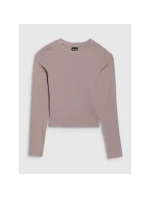 Dievčenský úzky hladký rukáv s dlhým rukávom 4F 4FJRSS25TLONF505-83S