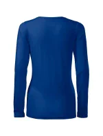 Dámska slim košeľa v kráľovskej modrej farbe