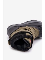 Ocieplane Śniegowce Chłopięce Lee Cooper LCJ-23-01-2058 Zielone