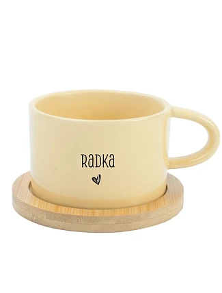 Radka – žltý hrnček Makronka 200 ml