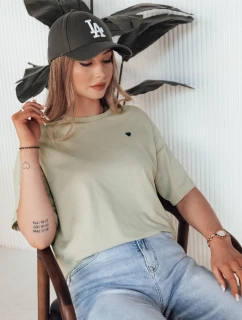 MILOV dámske tričko pistáciová FashionStreet RY2541
