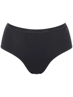 Dámske bavlnené midi nohavičky GO Daily - BLACK - black 0004 - SLOGGI