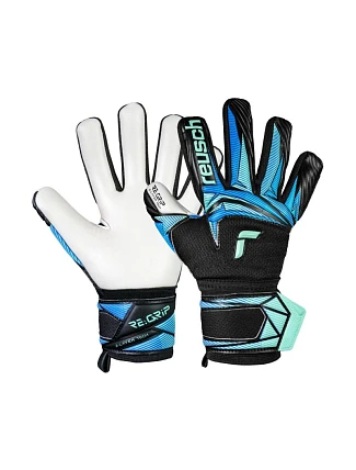 Reusch Attrakt RE:Grip NC Junior brankárske rukavice čierno-modré 5672535 7272 Reusch Attrakt RE:Grip NC Junior brankárske rukavice čierno-modré 5672535 7272
