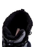 Męskie Ocieplane Botki Buty Trekkingowe Cross Jeans KK1R4022C Czarne