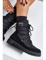 Śniegowce Damskie Progress PROGJ-24-157 Czarne