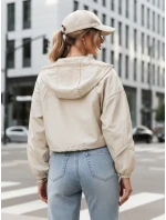 Dámska prechodná bunda s kapucňou ISCAR biela FashionStreet TY4207