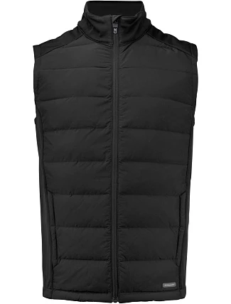 Cutter & Buck Oak Harbor Vest Men Pánska hybridná vesta 68.1476 čierna Cutter & Buck Oak Harbor Vest Men Pánska hybridná vesta 68.1476 čierna