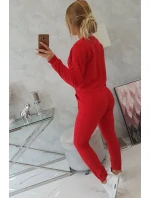 Atlanta tlačená sada červená Atlanta tlačená sada červená