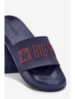 Klapki Męskie Big Star SS174361 Granatowe