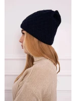 Fleecová čiapka K204 tmavomodrá - Oliwier