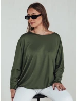 LOOSEFEMME dámska blúzka oversize s príveskom zelená FashionStreet RY2707 LOOSEFEMME dámska blúzka oversize s príveskom zelená FashionStreet RY2707