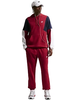 Pánska tepláková súprava Nike Sportswear Club v bordovej farbe HV1165 613