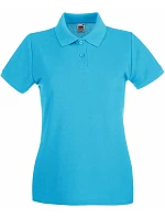 Fruit of the Loom Lady-Fit Premium Polo Dámske piké polo 16.3030 azúrovomodrá Fruit of the Loom Lady-Fit Premium Polo Dámske piké polo 16.3030 azúrovomodrá