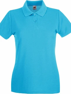 Fruit of the Loom Lady-Fit Premium Polo Dámske piké polo 16.3030 azúrovomodrá