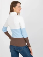Dámska blúzka RV BZ 8465 1.37P biela a modrá - FPrice