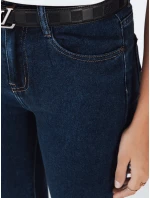 Dámske skinny džínsy tmavomodré FashionStreet UY2772 Dámske skinny džínsy tmavomodré FashionStreet UY2772