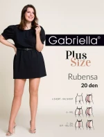 Gabriella 161 Rubens Nadmerné veľkosti pančuchových nohavíc 20 den 7-3XL Gabriella 161 Rubens Nadmerné veľkosti pančuchových nohavíc 20 den 7-3XL