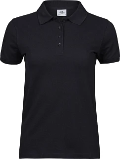 Tee Jays TJ 1401 Dámske polo tričko z hrubej bavlny 18.1401 čierne