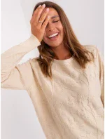 Jumper AT SW 2231.99P svetlo béžová