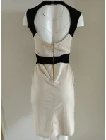 Dámske šaty 18536 čierno-béžové - Koucla