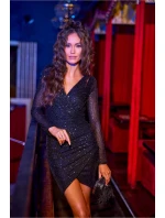 Dámske šaty SUK0422 Čierna - Roco Fashion Dámske šaty SUK0422 Čierna - Roco Fashion