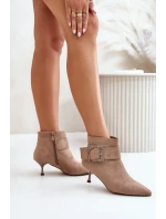 Topánky na podpätku model 201889 Step in style