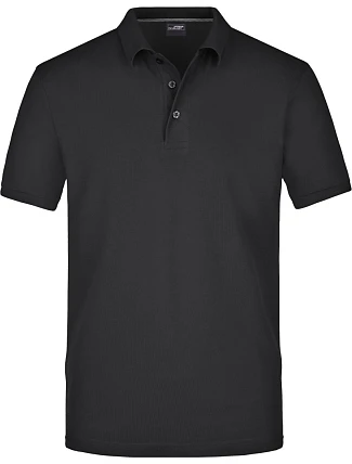 Daiber JN 708 Pánske polo tričko z pima piqué 02.0708 čierne Daiber JN 708 Pánske polo tričko z pima piqué 02.0708 čierne