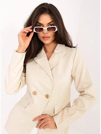 IR KR bunda AY780.00P svetlo béžová