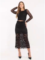 Sukňa MI SD G9137.16P čierna