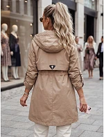 Dámska prechodná bunda typu parka, béžová, FashionStreet TY5808
