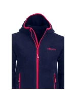 Trollkids Dievčenská fleecová bunda Mandal s kapucňou pre dievčatá tmavomodrá (358-114)