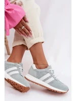 Dámské tenisky z přírodního semiše mátové Marceline