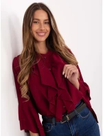 MI košeľa KS 32330.05P bordová