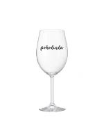 POHODINDA - číry pohár na víno 350 ml