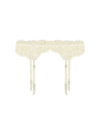 Podväzkový pás Fuchsia ecru - Julimex