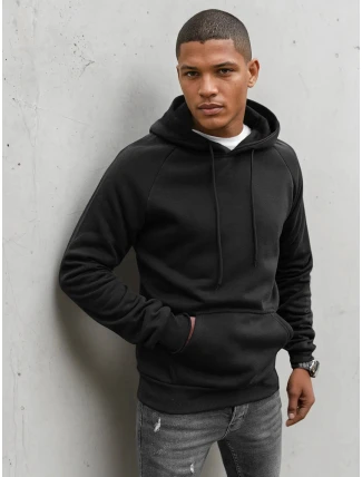 Pánska čierna mikina FashionStreet BX5480