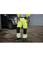 Result R 327X Bezpečnostné pracovné nohavice 30.327X fluorescenčná oranžová