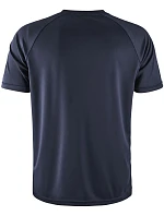 Craft Teamwear Squad Go Contrast Jersey M Pánske kontrastné športové tričko 82.2725 tmavomodré Craft Teamwear Squad Go Contrast Jersey M Pánske kontrastné športové tričko 82.2725 tmavomodré