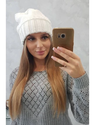 Dámska čiapka Danuta K331 biela