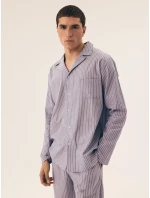 Henderson 43035 Mic dĺžka/r M-2XL pruhované pyžamo