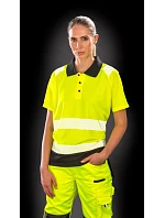 Result R 501X Bezpečnostná polokošeľa 30.501X fluorescenčná oranžová/čierna